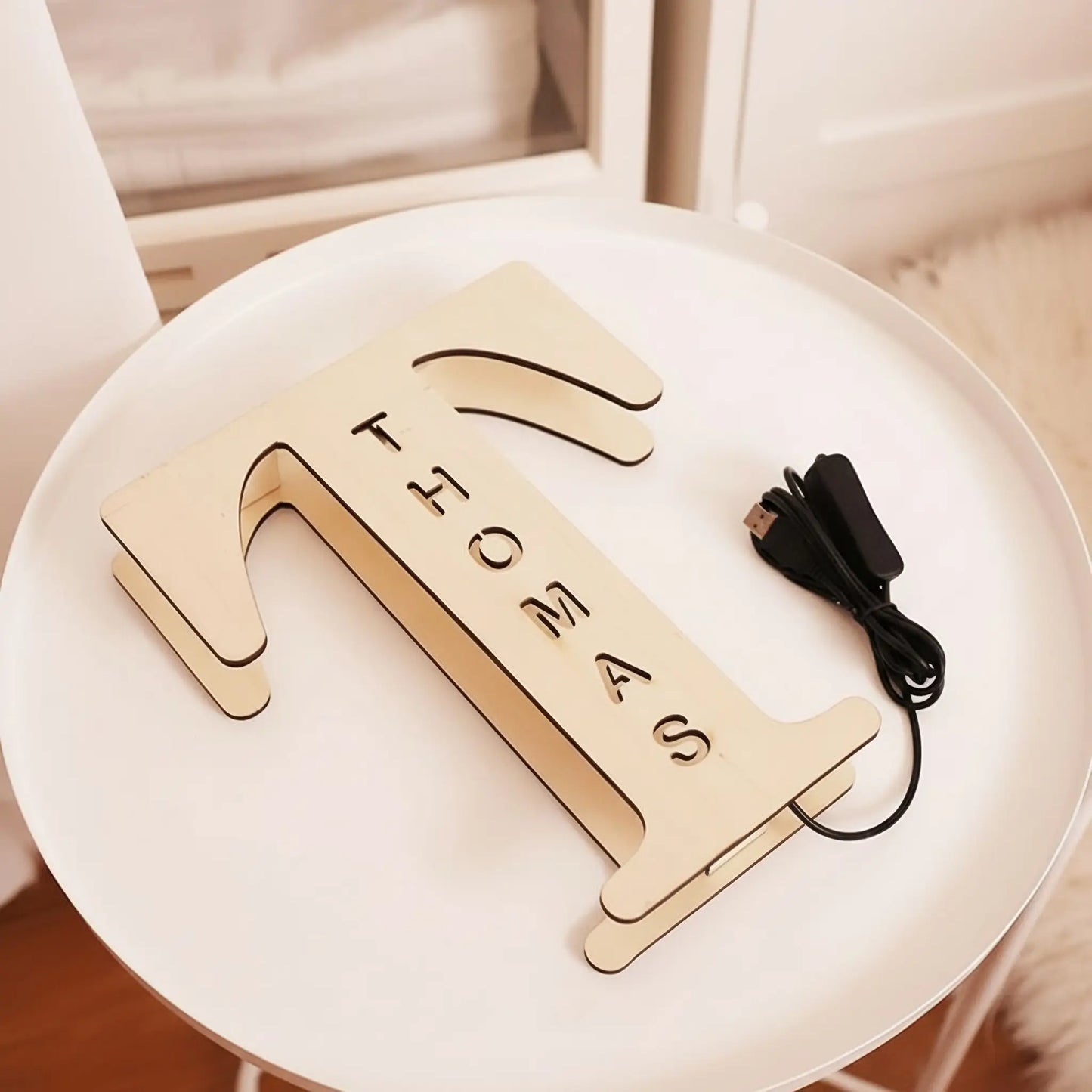 Lampe Prénom - Cadeau Personnalisé Et Unique